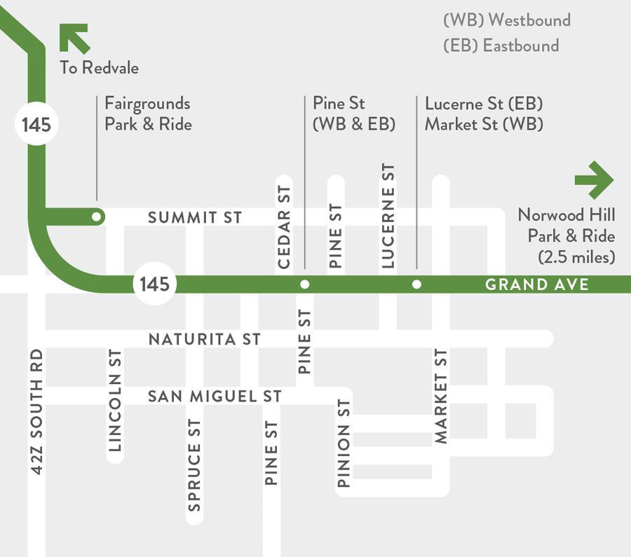 Norwood Route Map