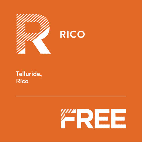 The Rico route includes Telluride and Rico for free